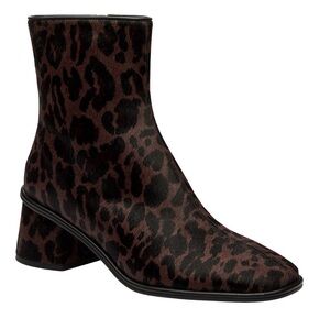 Coach Brown Leopard Ankle Booties
